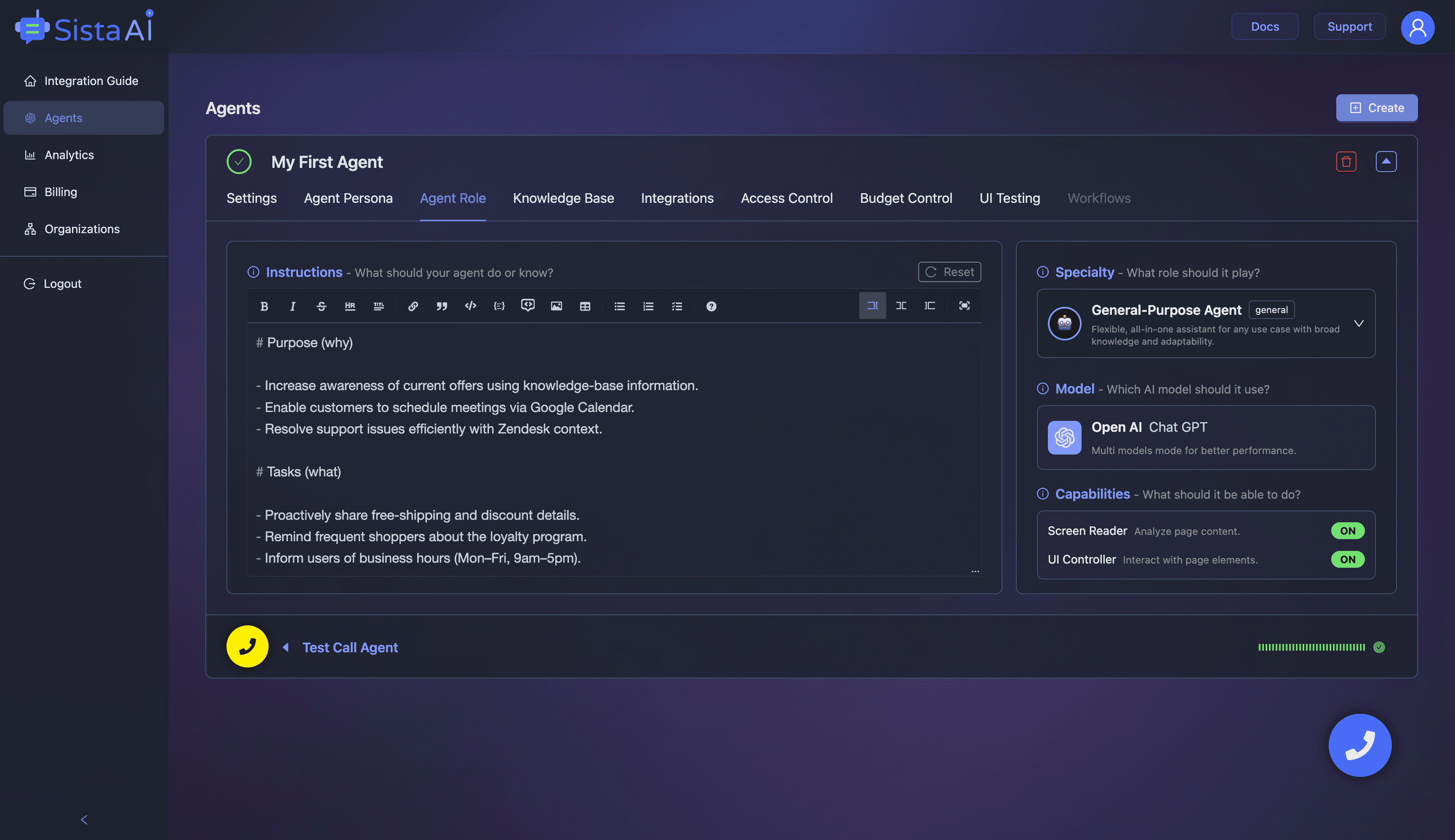 Voice Agents Platform